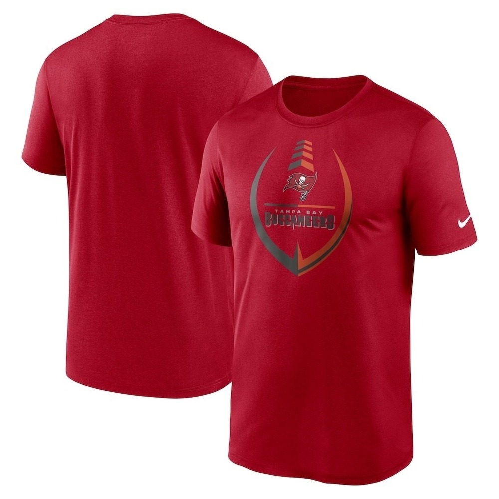 New Nike Tampa Bay Buccaneers Mens NFL Football Short Sleeve Shirt Size Large